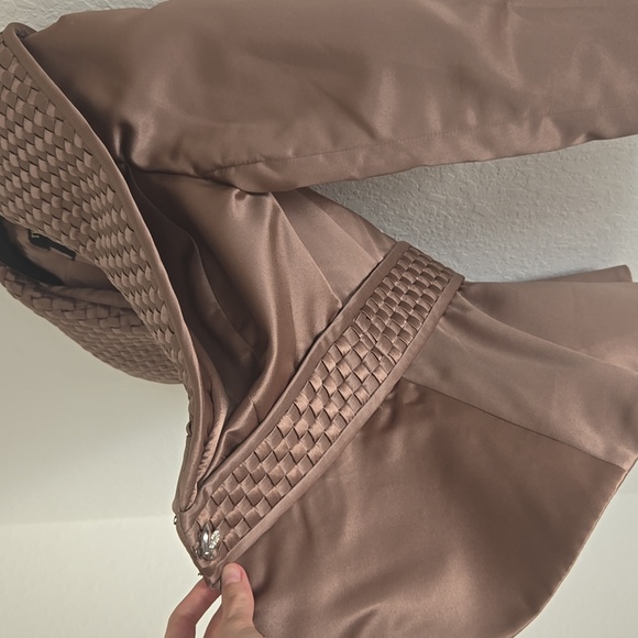 Terani Taupe Blazer And Dress Set 2P - Picture 8 of 14